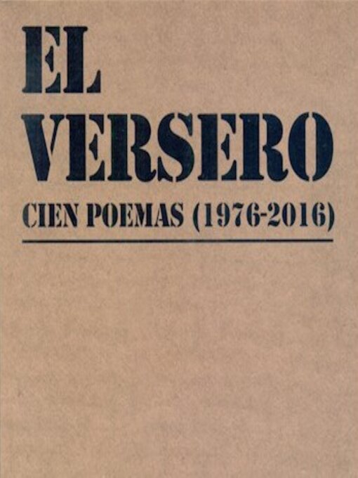 Title details for El Versero by Juan Sasturain - Available
